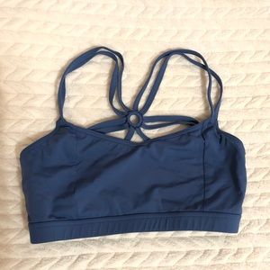 Capezio blue sports bra